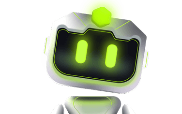 Gasbot with eyes opened