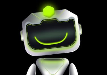 Gasbot smiling